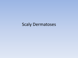 Scaly Dermatoses