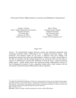 Horizontal Product Differentiation in Auctions