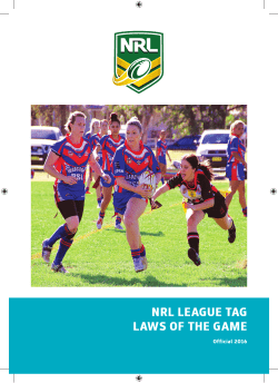 nrl league tag laws of the game