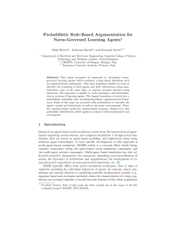 Probabilistic Rule-Based Argumentation for Norm