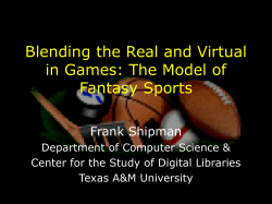 Blending the Real and Virtual: Activity and Spectatorship in Fantasy