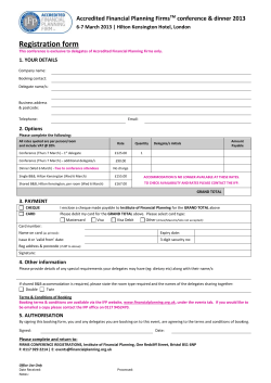 IFP FORUM FOR SUCCESS 2005: Making The Difference