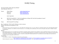 N TTI - IEEE 802.16 Working Group on Broadband Wireless Access