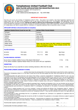 Templestowe United Football Club