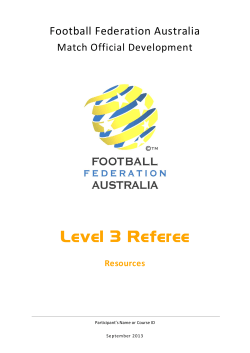 Level 3 Referee