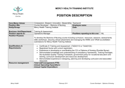 Job Competencies Required