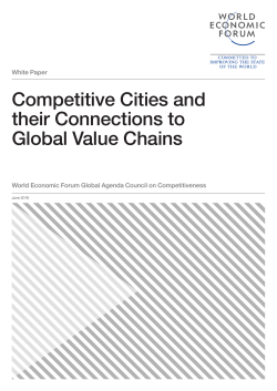 Competitive Cities and their Connections to Global Value Chains