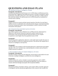 Paragraph 1 Introduction Introduce Gardner`s theory by