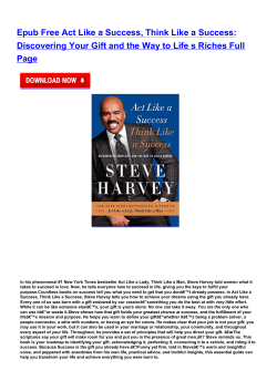 Epub Free Act Like a Success, Think Like a