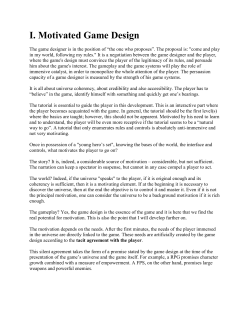 Designing for Motivation