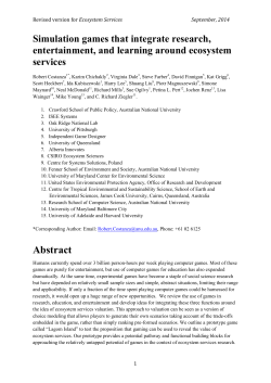 Simulation games that integrate research, learning