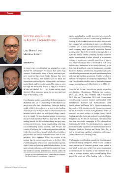 success and failure in equity crowdfunding