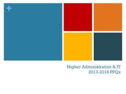 Higher Administration (2013