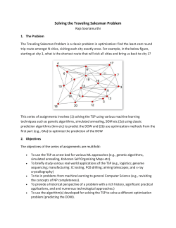 Solving the Traveling Salesman Problem