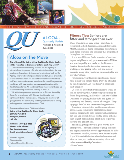 Alcoa on the Move - Active Aging Canada