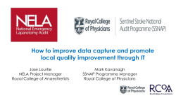 National Emergency Laparotomy Audit and Sentinal Stroke