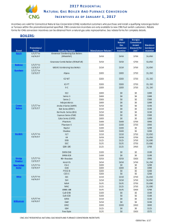 Oil to Natural Gas Furnace Rebates