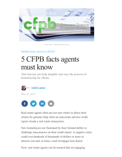 5 CFPB facts agents must know