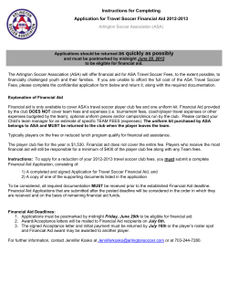 Microsoft Word - Arlington Soccer Association