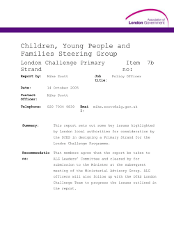 Children, Young People and Families Steering
