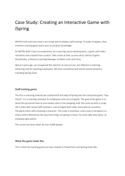 Case Study: Creating an Interactive Game with iSpring