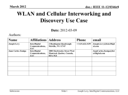 ANDSF: How 3GPP UE*s discover non-3GPP Access