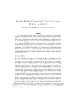 Optimal Dividend Strategies for Two Collaborating