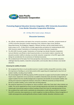 Enhancing the mobility of researchers