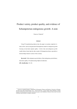 Product variety, product quality, and evidence of Schumpeterian