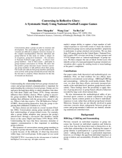 Conversing in Reflective Glory: A Systematic Study Using National
