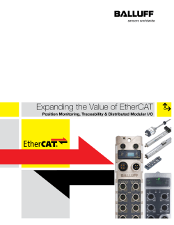 Expanding the Value of EtherCAT