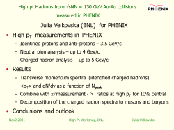 Ratios of identified particles at high p T