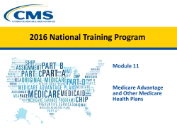 How Medicare Advantage Plans Work