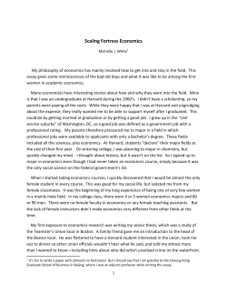 Scaling Fortress Economics - UC San Diego Department of Economics