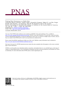 Floating Plant Dominance as a Stable State Author(s): Marten