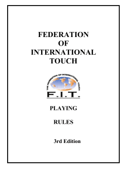 federation of international touch