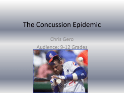 Concussions Powerpoint