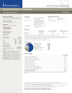 TA Asset Allocation - Conservative