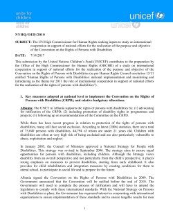 2009 National Symposium on the Convention on the Rights of the