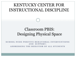 10 Minutes - Kentucky Center for Instructional Discipline