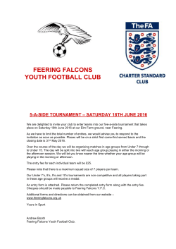 FEERING FALCONS YOUTH FOOTBALL CLUB