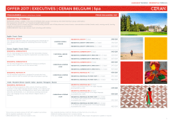 2017 EXECUTIVES | Offer SPA Residential Formulas and