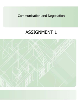 Assignment 1