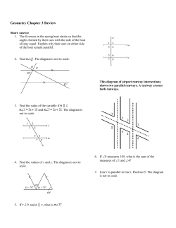 Geometry Chapter 3 Review Answer Section