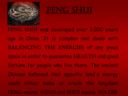 Feng Shui Power Point