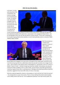 US-Election - Caistor Grammar School