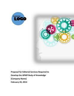 Reactive Response Template - Association of Proposal