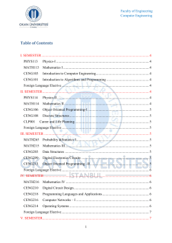CENG103 Introduction to Computer Engineering