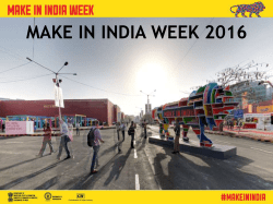 make in india week 2016 - Embassy Of India, Beijing