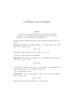 A note on a Willmore type inequality in Cartan